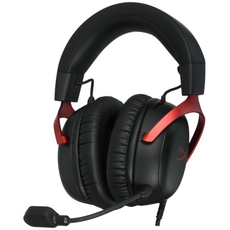Наушники с микрофоном HyperX Cloud Mini черный/красный накладные оголовье (7G8F4AA)