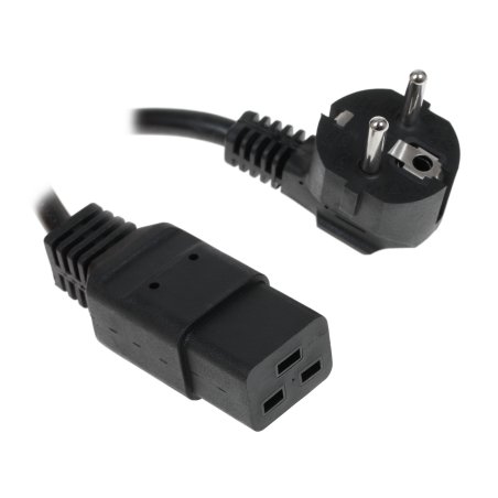 Кабель питания для UPC Gembird/Cablexpert, 1.8м, Schuko-С19, 16А, черный, с заземлением(PC-186-C19)