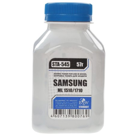 Тонер Samsung ML-1510/20/1660/65/1710/50/1860/65/216x/SCX 3x00 (фл, 57г) B&W Standart фас России