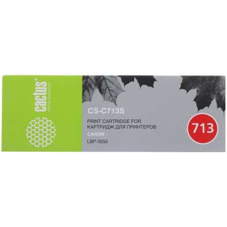 Картридж лазерный Cactus CS-C713S черный (2000 стр.) для Canon i-SENSYS LBP3250