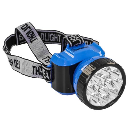 Аккумуляторный светодиодный налобный фонарь Smartbuy SBF-26-B 12 LED синий
