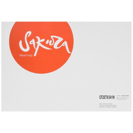 Картридж лазерный Sakura CF287X для HP LJ M506dn, M506x, M527c,M527dn, M527, M501n черный, 18 000 к.