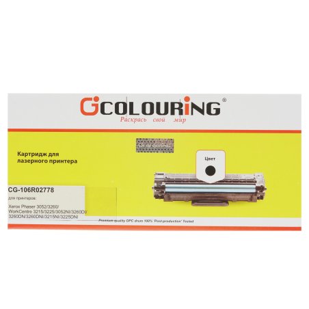 Картридж лазерный Colouring CG-106R02778 черный (3000 стр.) для принтеров Xerox Phaser 3052/3260/WorkCentre 3215/3225