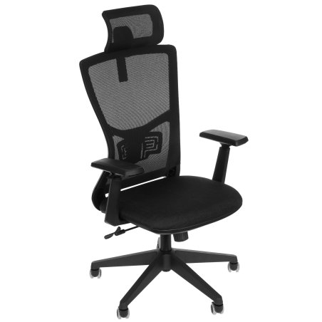 Кресло руководителя Бюрократ MC-811-H черный Elastic-102 крестов. пластик