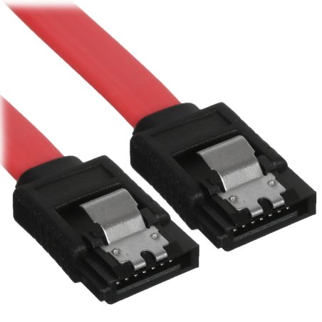 Кабель интерфейсный SATAIII Cablexpert CC-SATAM-DATA-0.8M, 80 см, 7pin/7pin, защелка, пакет