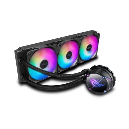 Жидкостная система охлаждения ASUS ROG STRIX LC II 360 ARGb 90RC00F1-M0UAY4 черный 120мм алюминий+медь 37,6db 4-pin