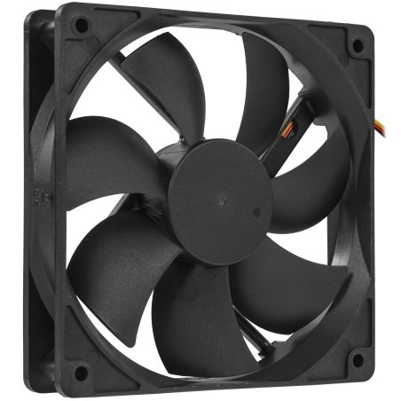 Вентилятор для корпуса 5bites FB12025S-12L3 черный, 120 x 120 мм, 1200 об/мин, 25 дБ, 3 pin