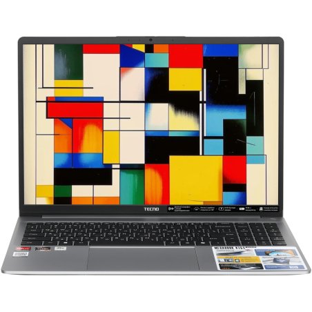 Ноутбук Tecno MegaBook K16SDA AMD Ryzen 7 5825U/16Gb/SSD 1Tb/16"/IPS/WUXGA/1920x1200/60Hz/Win 11/Grey/1.75kg (71003300468)