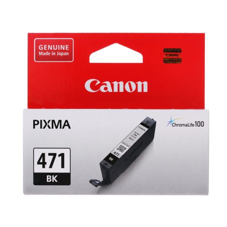 Картридж струйный Canon CLI-471BK (0400C001) черный (7 мл., до 398 цв.фото 10х15) для Canon PIXMA MG5740/MG6840/MG7740/ TS5040/TS6040/TS8040/TS9040