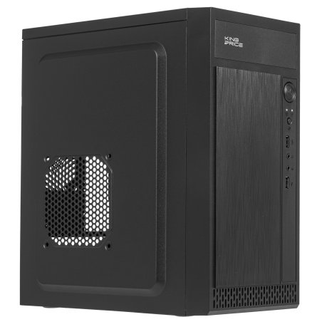 Компьютерный корпус KingPrice KPCC-MN208 черный без БП mATX 1x80мм 2x120мм 2xUSB 2.0 audio