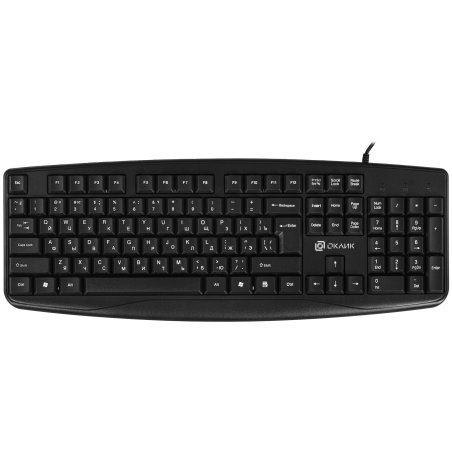 Клавиатура проводная Oklick 105M (1678092), USB, черный
