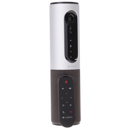 Веб-камера Logitech ConferenceCam Connect 1920x1080, 30 кадр/с, USB, микрофон (2 шт, шумоподавление), автофокус, автоосвещение, серебристый