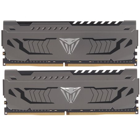Оперативная память Patriot Viper Steel, DDR4, 64GB (2x32GB), 3200MHz, CL16, DIMM, радиатор, черный