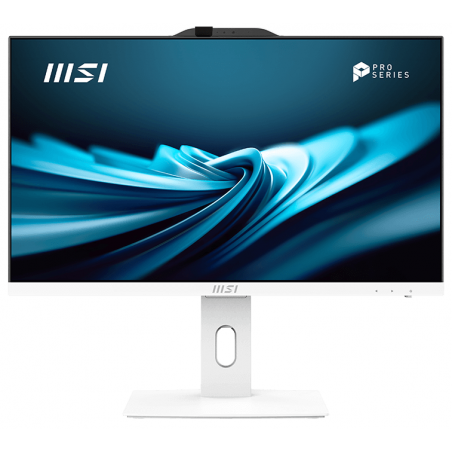 Моноблок MSI PRO AP242P 14M-668XRU 23.8"(1920x1080 IPS)/Intel Core i7 14700(2.1Ghz)/16Gb/512PCISSDGb/noDVD/Int:Intel UHD Graphics 770/Cam/BT/WiFi/-/war 1y/4.63kg/White/DOS + Wireless KB+M (9S6-AE0622-1058)