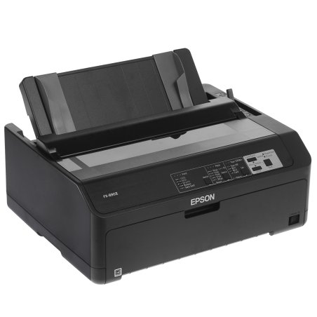Принтер матричный Epson FX-890II (C11CF37401), A4, 9х2-игольный (80 колонок), высокоскоростной (735 cps), до 6 экземпляров одновременно (1 оригинал + 5 копий), ресурс ленты: 7,5 млн. символов, USB, LPT, для больших объемов печати