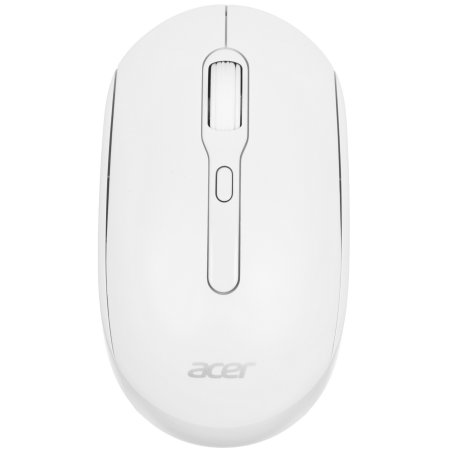 Мышь беспроводная Acer OMR308 белый, 1600 dpi, радиоканал, Bluetooth, USB, кнопки - 4