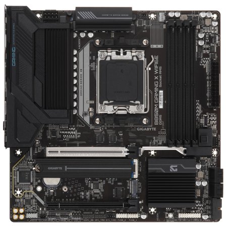 Материнская плата Gigabyte B850M GAMING X WIFI6E/WF6E, Socket AM5, AMD B850, 4xDDR5, 4xSATA, 2xM.2, 1xPCI-E 5.0 x16, 1xPCI-E 3.0 x4, 1xHDMI, 2xDP, 1x 2.5Gb LAN, 1xUSB-C 3.2 Gen 2, 1xUSB-A 3.2 Gen 2, 2xUSB-A 3.2 Gen 1, 4xUSB-A 2.0, 3x3.5 мм, 7.1, Micro-ATX