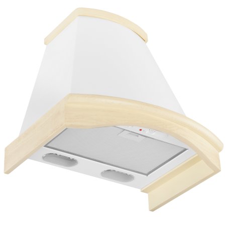 Вытяжка каминная Elikor Ротонда 60П-650-П3Л бежевый, 60 см, 650 куб. м/ч, 56 дБ