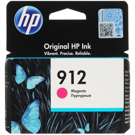 Картридж струйный HP 912 3YL78AE пурпурный (315стр.) для HP OfficeJet 801x/802x