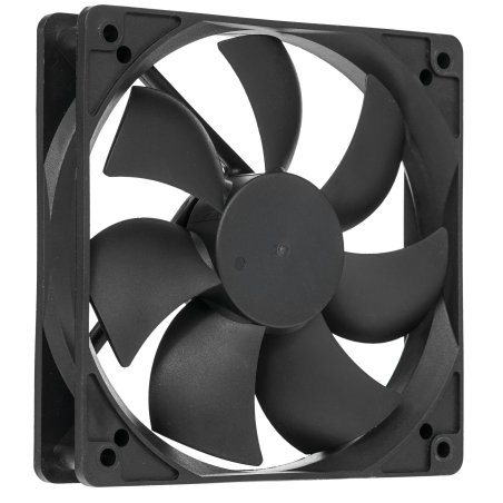 Вентилятор для корпуса Rexant RХ 12025MS 12 VDC черный, 120 мм, 2200 об/мин, 35 дБ, 2 pin
