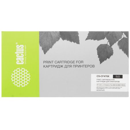 Картридж лазерный Cactus CS-CF470X черный (28000 стр.) для HP Color LJ Enterprise Flow M681dh/M681f/M682z