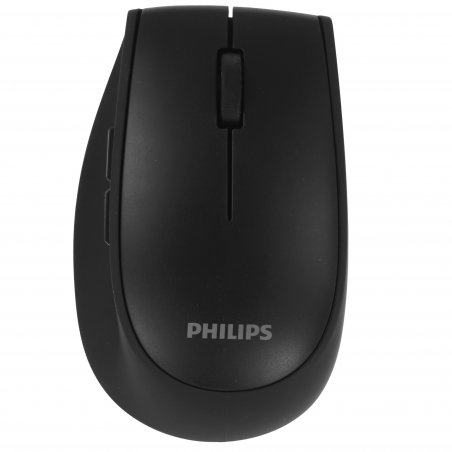 Мышь беспроводная Philips SPK7627 черный, 1600 dpi, радиоканал, Bluetooth, USB, кнопки - 5