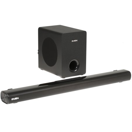Саундбар Sven SB-2150A черный (2 x 40W, Bluetooth сабвуфер 100W, пульт ДУ, LED-дисплей, HDMI, USB)