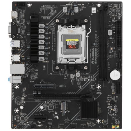Материнская плата Maxsun Challenger B760M-F, LGA 1700, Intel B760, 2xDDR4, 3xSATA III, 2xM.2, 1xPCIe 4.0 x16, 1xHDMI, 1xVGA, 1xRJ-45 1Gb LAN, 2xUSB 3.2 Gen 1, 4xUSB 2.0, 3x3.5 мм, 5.1, mATX