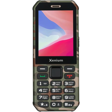 Мобильный телефон Xenium X300 зеленый камуфляж
