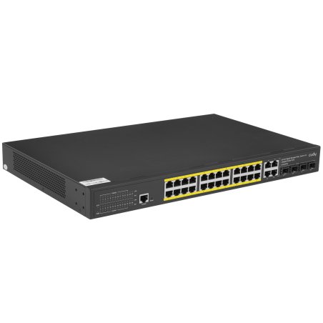 Коммутатор Cudy GS2028PS4-300W (L2) 28x1Gbит/с 4SFP 24PoE+ 300W управляемый