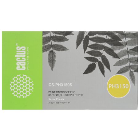 Картридж лазерный Cactus CS-PH3150S 109R00746 черный (3500 стр.) для Xerox Phaser 3150/3150b/3150n/3151
