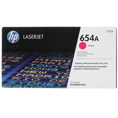Тонер Картридж HP 654A CF333A пурпурный для HP CLJ Ent M651n/M651dn/M651xh/M680dn/M680f (15000стр.)