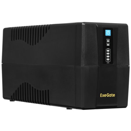 Источник бесперебойного питания ExeGate SpecialPro UNB-800.LED.AVR.EURO 800VA/480W, LED, AVR, 2 евророзетки, черный