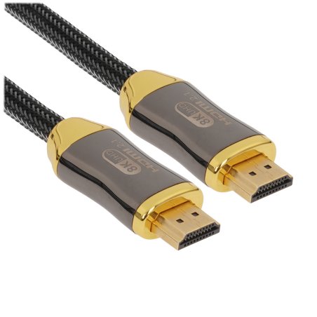 Кабель HDMI 19M/M,ver. 2.1, 8K@60 Hz 1.5m метал разъемы, нейлоновая оплетка Telecom <TCG300-1.5M> Кабель HDMI 19M/M,ver. 2.1, 8K@60 Hz 1.5m метал разъемы, нейлоновая оплетка Telecom