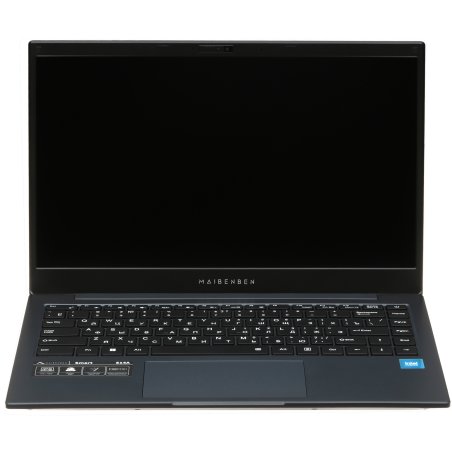 Ноутбук Maibenben Smart S14A-iN10UM темно синий 14"(1920x1080 (матовый) IPS)/Intel N-series N100(0.8Ghz)/8192Mb/256PCISSDGb/Int:Intel UHD Graphics/Cam/BT/WiFi/38WHr/war 1y/1.45kg/Linux + Screen 60Hz, 250nits, 16:9