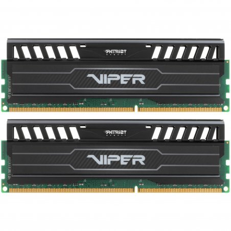 Оперативная память Patriot Viper 3, DDR3, 16GB (2x8 GB), 1866 MHz, CL10, DIMM, радиатор, черный
