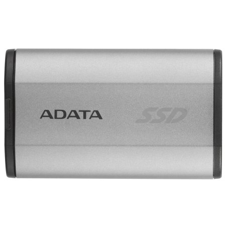 Внешний SSD ADATA SD810, 2TB, USB 3.2 Gen 2x2 Type-C, R/W 2000/2000, серебристый