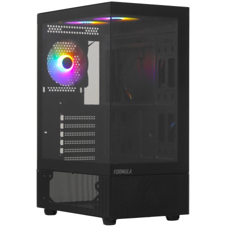 Компьютерный корпус AeroCool/Formula Crystal Z1 черный без БП ATX 2xUSB 2.0 1xUSB 3.0 audio bott PSU