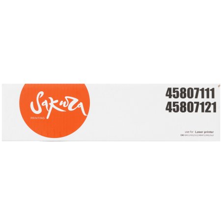 Картридж Sakura 45807111/4580721 для OKI B412/432/512/MB472/492/562, черный, 12 000 к