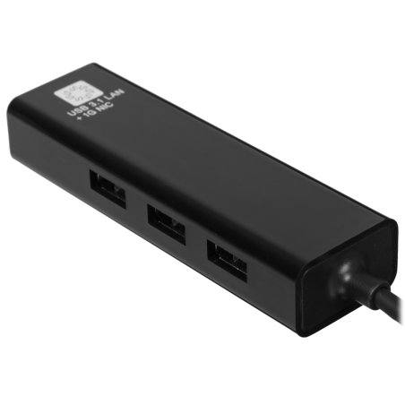 Кабель-адаптер 5bites UA3C-45-10BK USB3.1 / 3*USB3.0 / RJ45 1G / черный