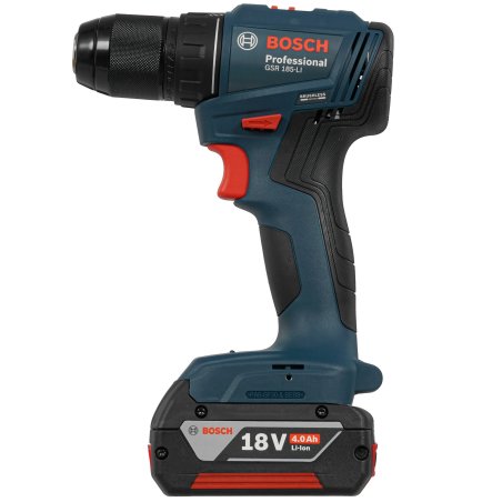 Дрель-шуруповерт аккумуляторная Bosch GSR 185-LI 06019K3005, 18В, Сумка