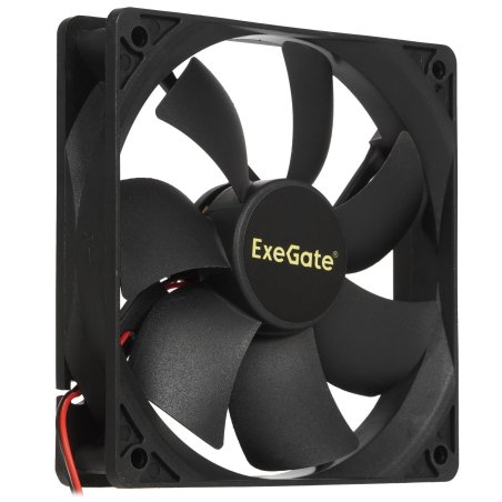 Вентилятор для корпуса ExeGate ExtraPower EP12025SM черный, 120 мм, 1800 об/мин, 28 дБ, 2 pin