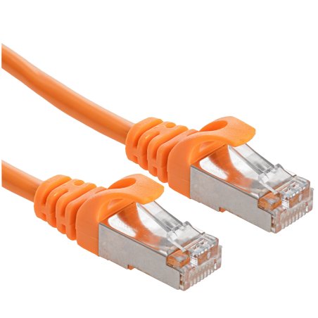 Патч-корд FTP Cablexpert кат.5e, 0.5м, литой, многожильный оранжевый