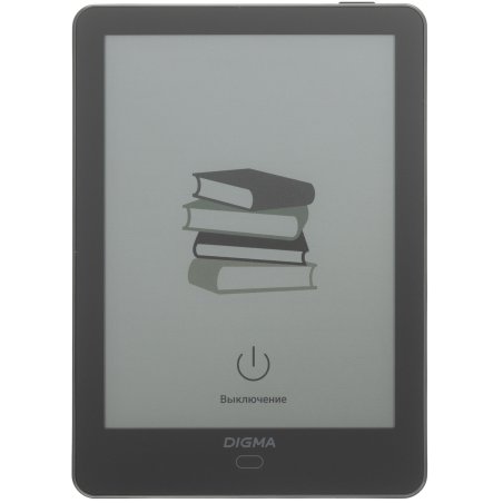 Электронная книга Digma F4 5.83" E-ink HD Carta 680x920 Touch Screen 1.2Ghz 1Gb/8Gb/SD/microSDHC/подсветка дисплея черный