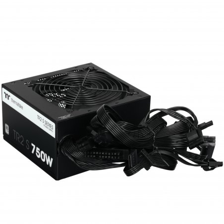 Блок питания Thermaltake ATX TR2 S, 750Вт, 80 PLUS WHITE, 120мм, черный