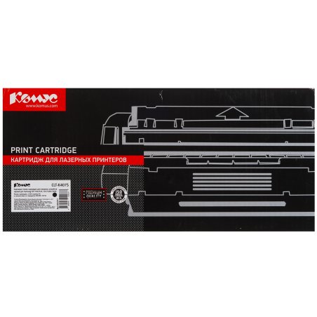 Расходные материалы Hi-Black CLT-K407S Картридж для Samsung CLP320/320N/CLX-3185/3185N/FN Bk с чипом