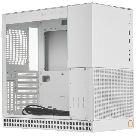 Компьютерный корпус без блока питания Geometric Future Model 4 King Arthur, Midi-Tower, TG, no fans, 2xUSB-A 3.0, 1xUSB 3.2 Type-C, E-ATX, ATX, mATX, mITX белый