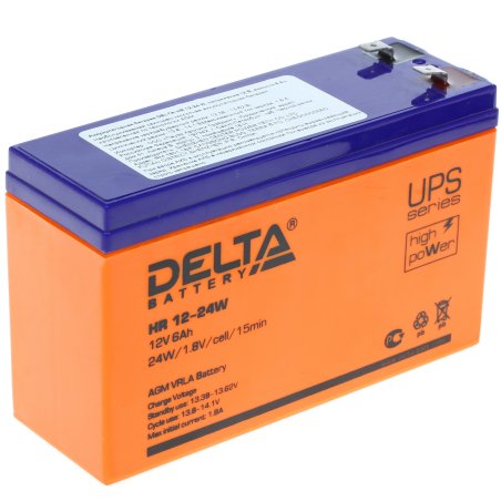 Батарея Delta HR 12-24 W (12V, 6Ah)