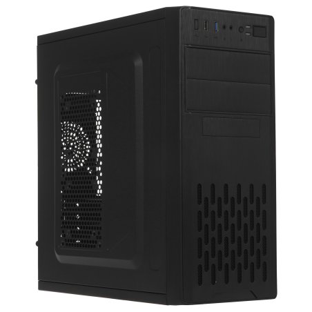 Компьютерный корпус Miditower ExeGate CP-606U-AB350 (ATX, AB350 с вент. 8см, 1*USB/1*USB 3.0, аудио)