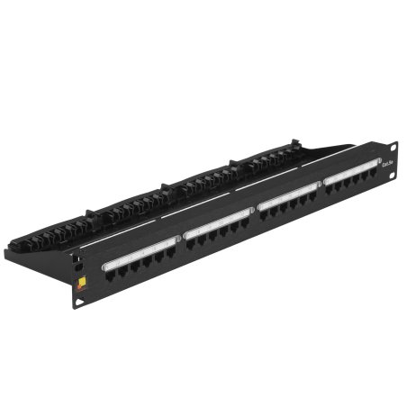 Патч-панель Lanmaster LAN-PPN24U5E 19" 1U 24xRJ45 кат.5E UTP